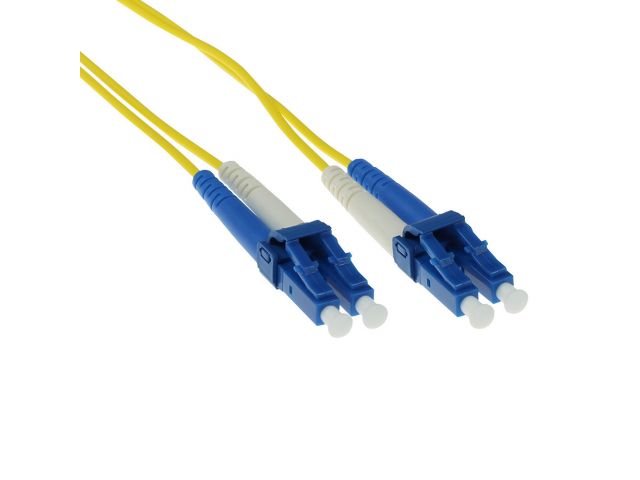 ACT 5 meter LSZH Singlemode 9/125 OS2 fiber patch cable duplex with LC connectors