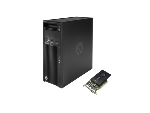 HP Workstation Z440 E5-1620v4 (3.5/3.8GHz 4C) 16GB 256GB SSD DVD-RW NVIDIA Quadro K2200 Windows 10 Pro (B-GRADE exterior)