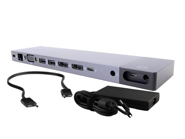 P5Q58AA HP ZBook 150W Thunderbolt 3 Dock with Thunderbolt 3 Power Cable