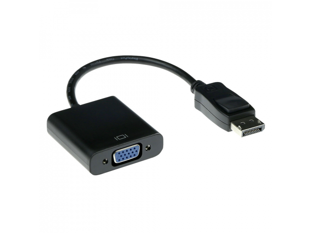 ACT 0.15 meters adapter cable DisplayPort male - VGA female