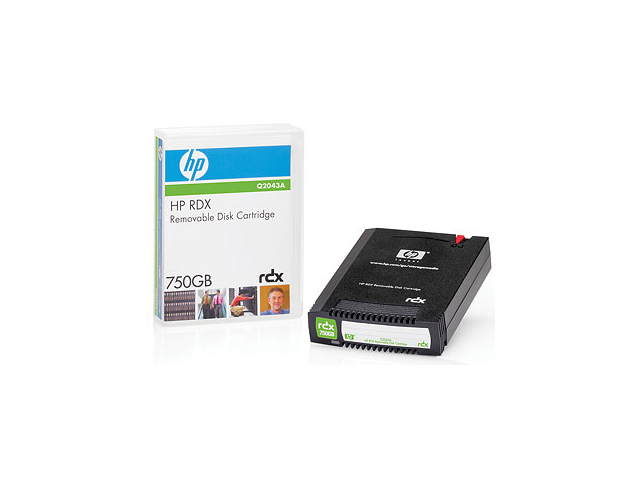 Q2043A HPE RDX 750GB Removable Disk Cartridge RDX-cartridge