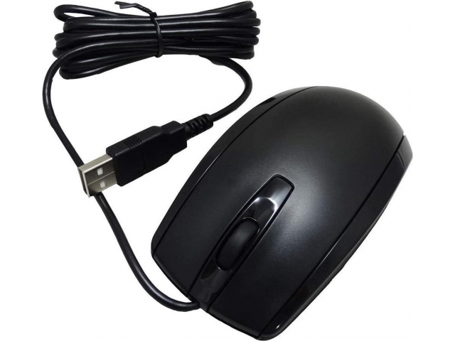 697738-001 HP  Unbranded Optical Mouse USB Wired Black