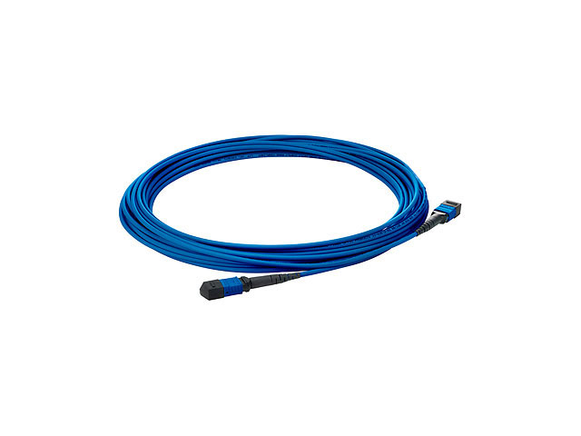 HPE QK729A fibre optic cable 10 m MPO OM4 Blue