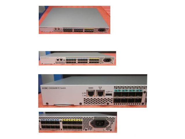 H3C Converged Network 3360B 32GB 24-Port/8-Port Active Fibre Channel Switch