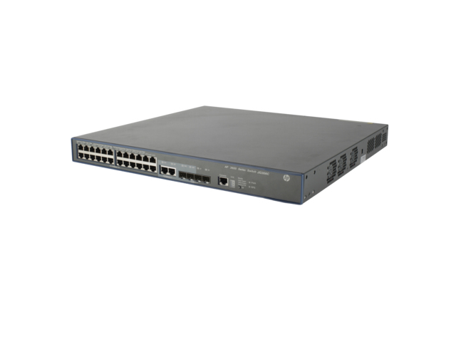 HPE FlexNetwork 3600-24-PoE+ v2 SI Switch Managed L3 Fast Ethernet (10/100) Power over Ethernet (PoE) 1U, Grey