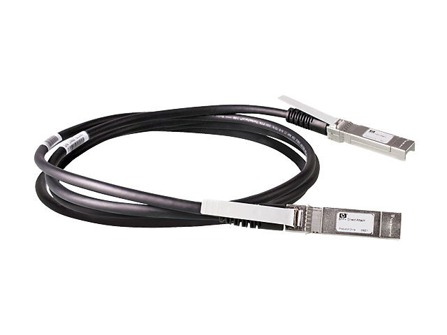 HPE 10G SFP+ to SFP+ 3m Direct Attach Copper InfiniBand en Glasvezelkabel SFP+ Zwart