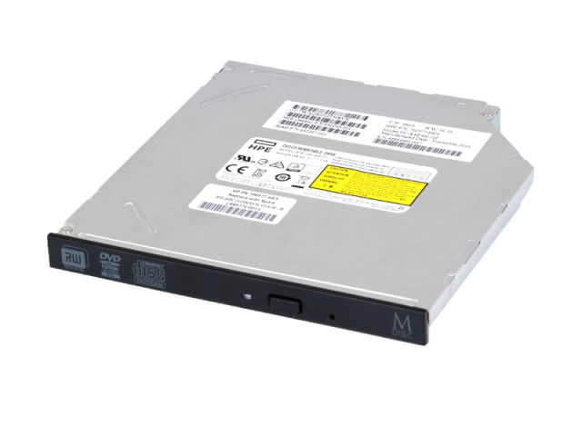 HPE 9.5mm SATA DVD-RW optical drive (Jack Black color)