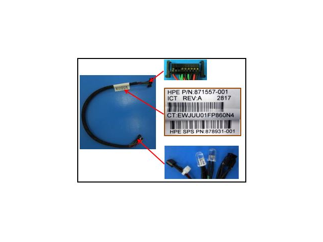 Front panel LED and serial cable kit