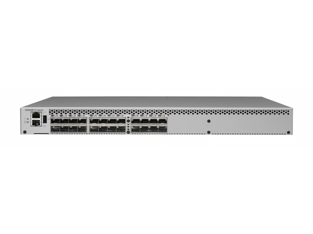 684429-001 24/24 Storage Area Network (SAN) switch, 24-Fibre Channel active ports (24 maximum)