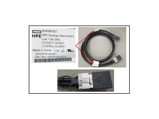 804098-B21 HPE SYNERGY INTERCONNECT LINK 1.6M DIRECT ATTACH COPPER CABLE