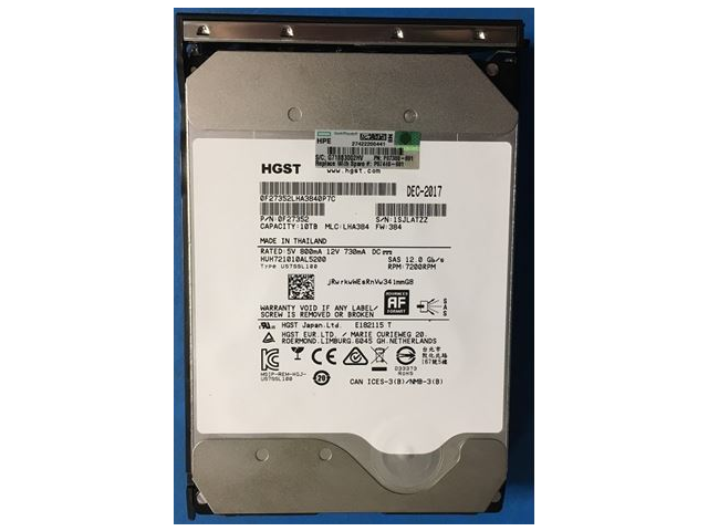 P07381-B21 HPE Server Drive  10TB SAS  7200 rpm, 3.5-inch Large Form Factor, LP, High Endurance