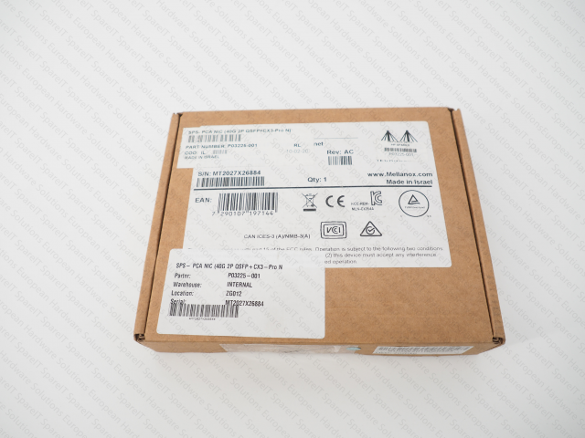 P03225-001 HPE Performance and Coverage Analyser (PCA) NIC (40G 2P QSFP+CX3-Pro N)