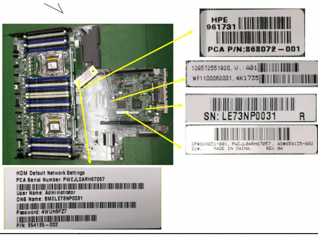 869031-001 HPE R4600 Systemboard with out A.iLO BR