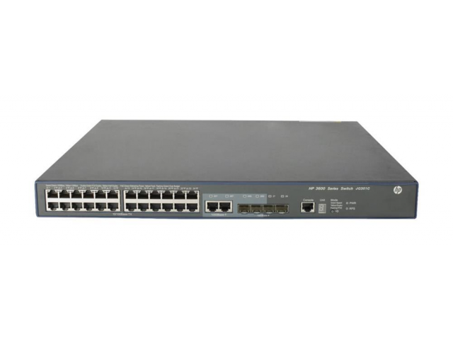 JG301C HPE FLEXNETWORK 3600 24 POE+ V2 EI SWITCH