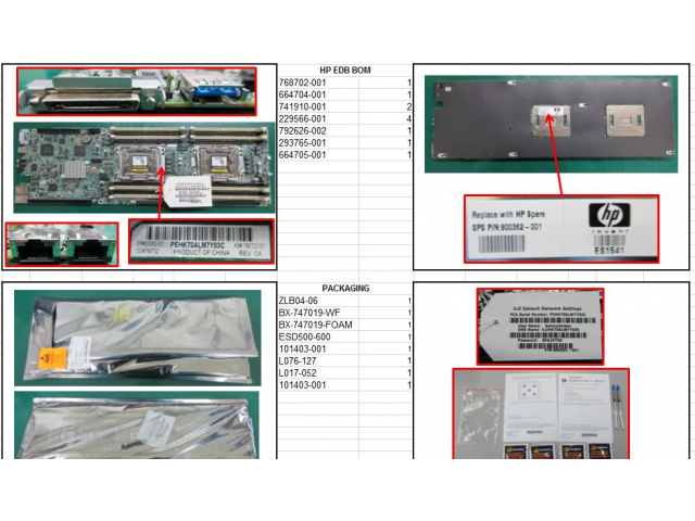 800362-001 HPE XL170RG9 Apollo2000 System Board