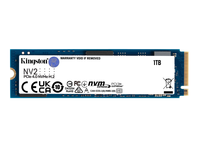 Kingston Technology 1000G NV2 M.2 2280 PCIe 4.0 NVMe SSD