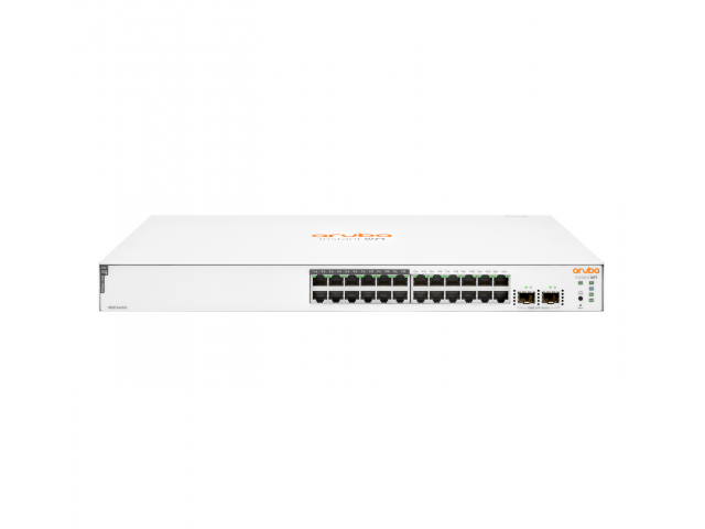 HPE Aruba Networking Aruba Instant On 1830 24G 12p Class4 PoE 2SFP 195W Managed L2 Gigabit Ethernet (10/100/1000) Power over Eth