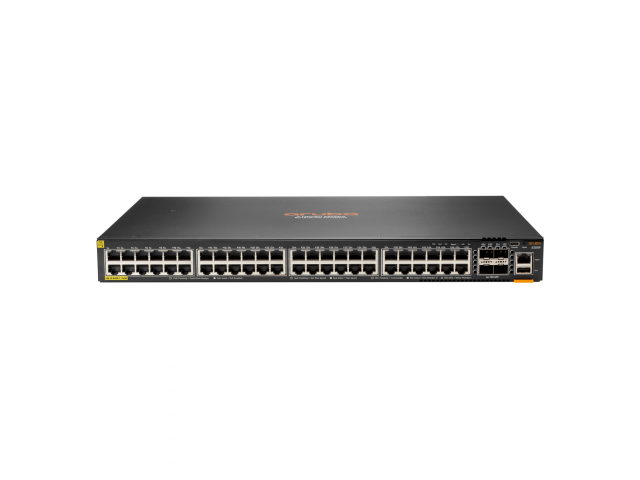 HPE Aruba Networking Aruba CX 6200F 48G Class-4 PoE 4SFP+ 740W Managed L3 Gigabit Ethernet (10/100/1000) Power over Ethernet (Po