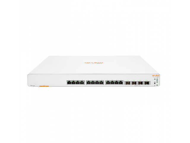 HPE Aruba Networking Aruba Instant On 1960 12XGT 4SFP+ Managed L2+ 10G Ethernet (100/1000/10000) 1U White