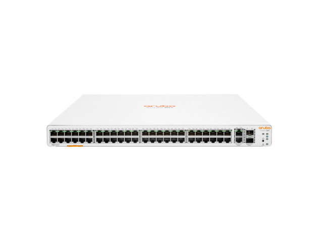 HPE Aruba Networking Aruba Instant On 1960 48G 2XGT 2SFP+ Managed L2+ Gigabit Ethernet (10/100/1000) 1U White