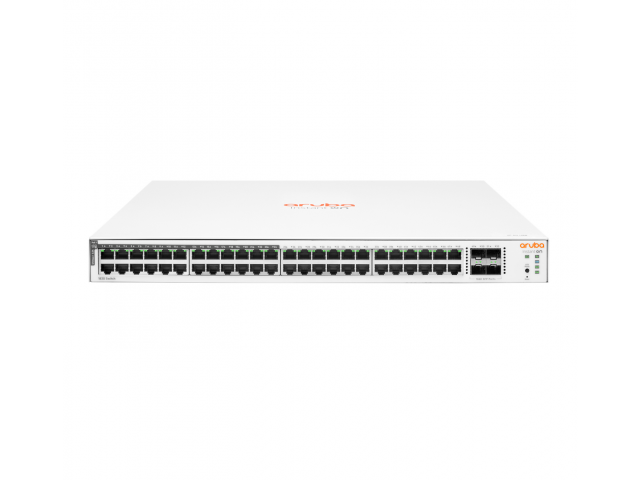 HPE Aruba Networking Aruba Instant On 1830 48G 24p Class4 PoE 4SFP 370W Managed L2 Gigabit Ethernet (10/100/1000) Power over Eth