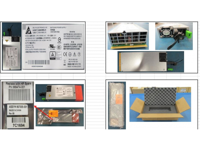 865540-B21 HPE CL 500W HVDC REDUNDANT POWER SUPPLY UNIT