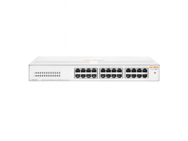 HPE Aruba Networking Aruba Instant On 1430 24G Unmanaged L2 Gigabit Ethernet (10/100/1000) 1U White