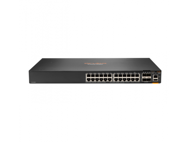 HPE Aruba Networking CX 6200F 24G 4SFP+ Managed L3 Gigabit Ethernet (10/100/1000) 1U