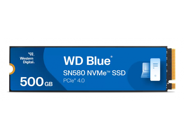 Western Digital Blue SN580 500 GB M.2 PCI Express 4.0 NVMe TLC