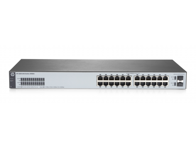 HPE OfficeConnect 1820 24G Managed L2 Gigabit Ethernet (10/100/1000) 1U Grey