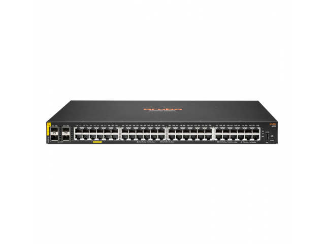 HPE Aruba Networking Aruba 6000 48G Class4 PoE 4SFP 370W Managed L3 Gigabit Ethernet (10/100/1000) Power over Ethernet (PoE) 1U