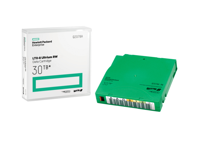 HP LTO-8 Ultrium 30TB RW Data Cartridge Blank data tape 12 TB 1.26 cm