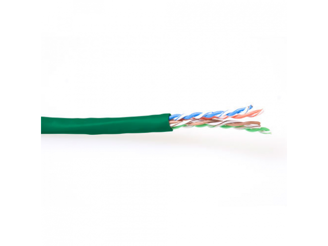 ACT CAT6 U/UTP stranded patch green 100 m