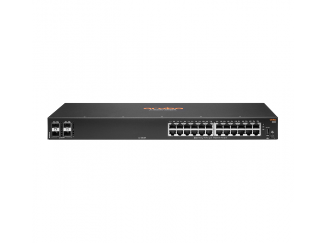 HPE Aruba Networking 6000 24G 4SFP Managed L3 Gigabit Ethernet (10/100/1000) 1U