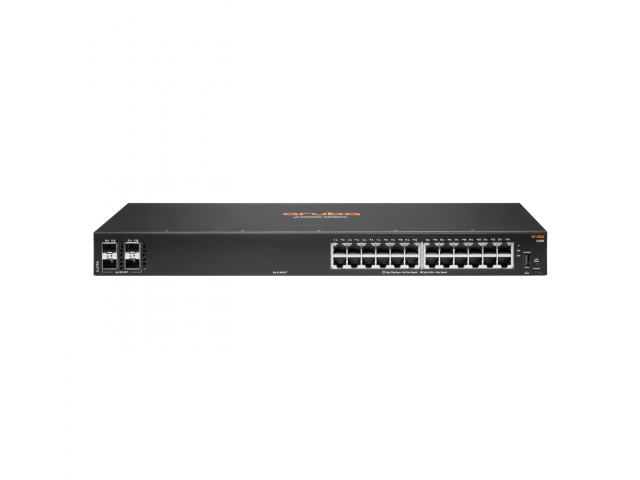 HPE Aruba Networking 6100 24G 4SFP+ Managed L3 Gigabit Ethernet (10/100/1000) 1U Black