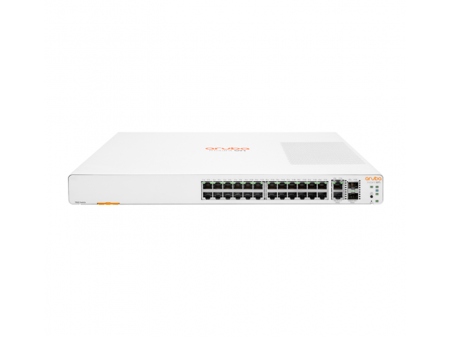 HPE Aruba Networking Aruba Instant On 1960 24G 2XGT 2SFP+ Managed L2+ Gigabit Ethernet (10/100/1000) 1U Wit