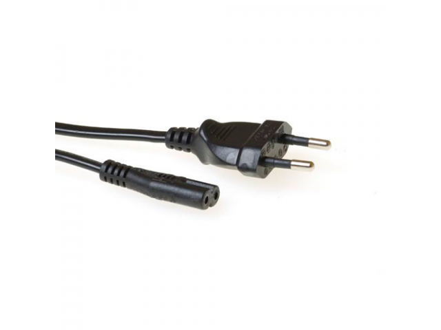 AK5020 ACT Powercord Euro male - C7 female black 1.5 m