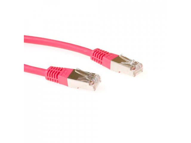 ACT Red 25 meter LSZH SFTP CAT6 patch cable with RJ45 connectors