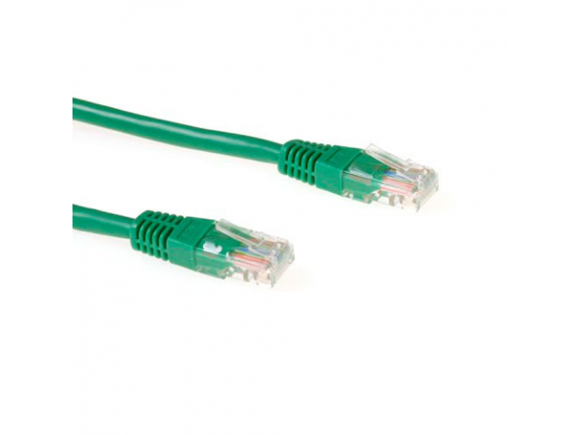 ACT Groene 3 meter U/UTP CAT6 patchkabel met RJ45 connectoren