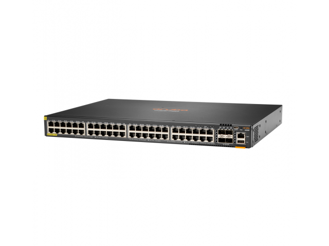 HPE Aruba Networking Aruba 6200F 48G Class4 PoE 4SFP+ 370W Managed L3 Gigabit Ethernet (10/100/1000) Power over Ethernet (PoE) 1